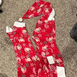 Elf on the shelf sleepily onesie